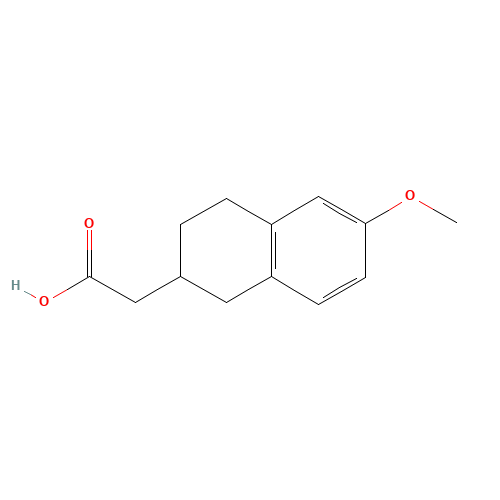 2-(6-methoxy-1,2,3,4-tetrahydronaphthalen-2-yl)acetic acid (CAS: 57351-00-5) - Related Chemical Product