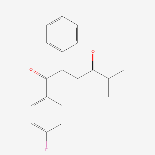 1-(4-fluorophenyl)-5-methyl-2-phenylhexane-1,4-dione (CAS: 135833-82-8) - Related Chemical Product
