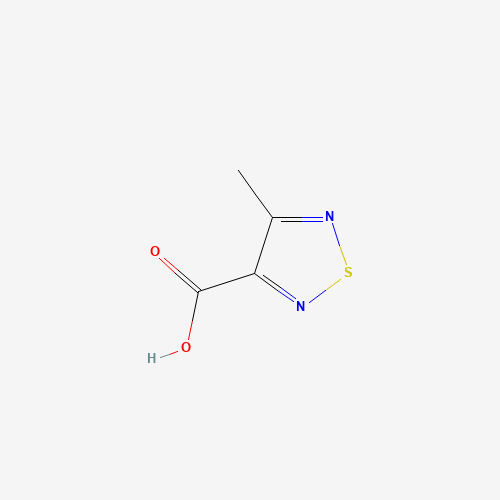4-methyl-1,2,5-thiadiazole-3-carboxylic acid (CAS: 99390-23-5) - Chemical Structure and Molecular Formula 