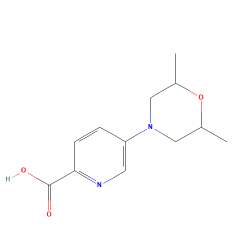 5-(2,6-dimethylmorpholin-4-yl)pyridine-2-carboxylic acid (CAS: 1301133-90-3) - Related Chemical Product