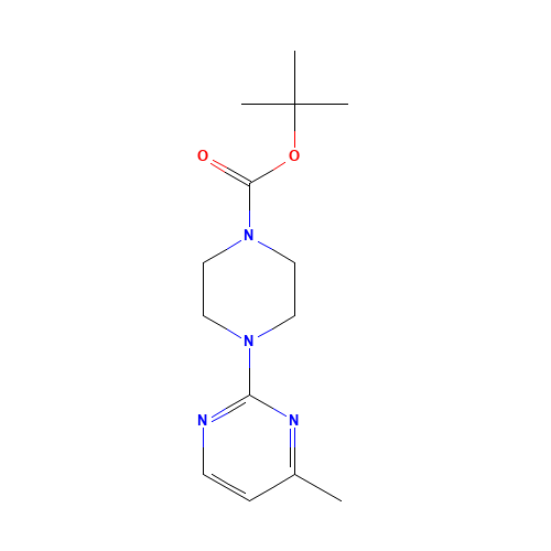 tert-butyl 4-(4-methylpyrimidin-2-yl)piperazine-1-carboxylate (CAS: 124863-63-4) - Related Chemical Product