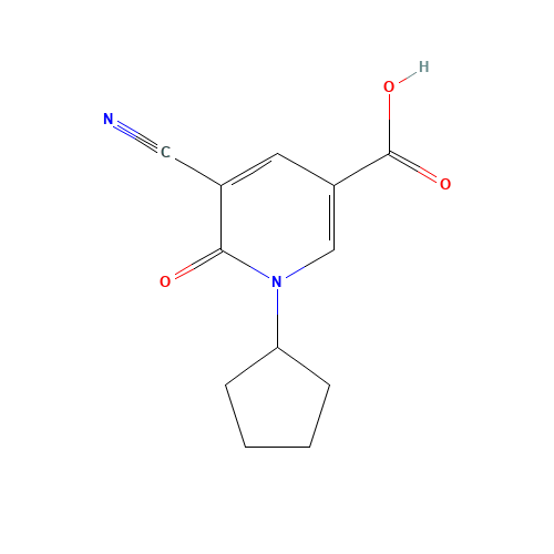 5-cyano-1-cyclopentyl-6-oxopyridine-3-carboxylic acid (CAS: 939410-20-5) - Related Chemical Product