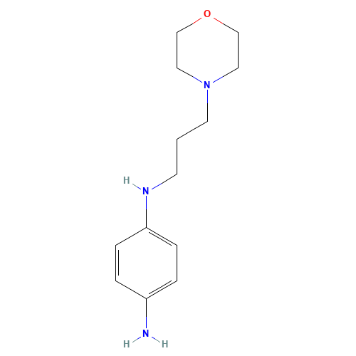 4-N-(3-morpholin-4-ylpropyl)benzene-1,4-diamine (CAS: 503629-23-0) - Related Chemical Product