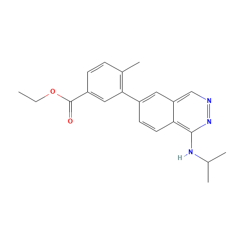 ethyl 4-methyl-3-[1-(propan-2-ylamino)phthalazin-6-yl]benzoate (CAS: 909186-08-9) - Related Chemical Product
