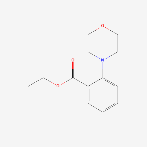 ethyl 2-morpholin-4-ylbenzoate (CAS: 192817-79-1) - Chemical Structure and Molecular Formula 