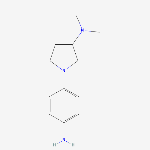 1-(4-aminophenyl)-N,N-dimethylpyrrolidin-3-amine (CAS: 686709-51-3) - Related Chemical Product