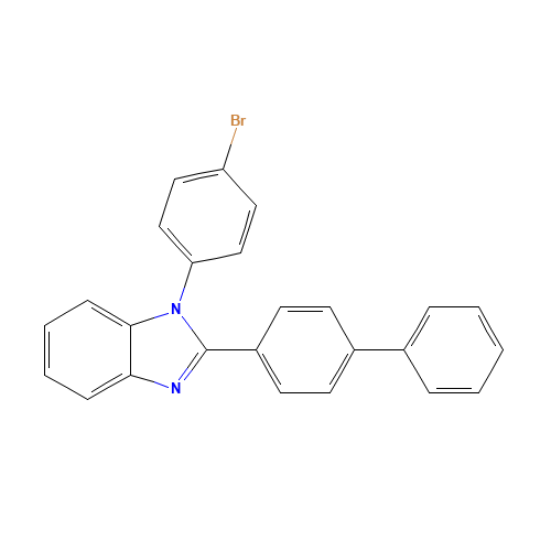 1-(4-bromophenyl)-2-(4-phenylphenyl)benzimidazole (CAS: 950851-23-7) - Related Chemical Product