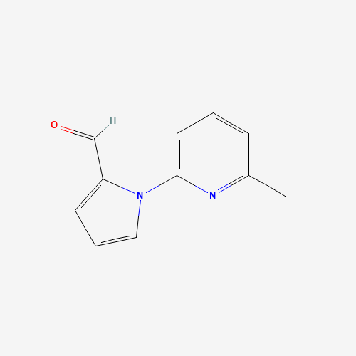 1-(6-methylpyridin-2-yl)pyrrole-2-carbaldehyde (CAS: 383136-25-2) - Chemical Structure and Molecular Formula 