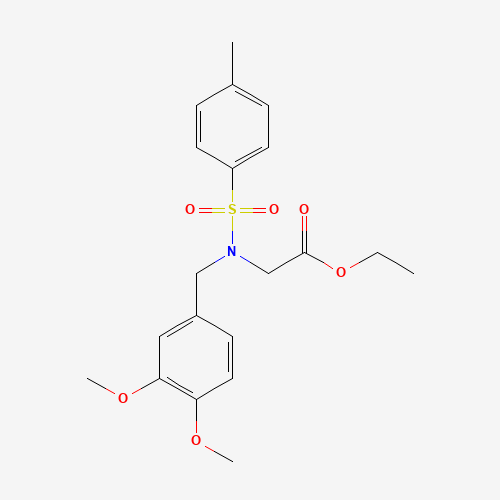 ethyl 2-[(3,4-dimethoxyphenyl)methyl-(4-methylphenyl)sulfonylamino]acetate (CAS: 688750-84-7) - Related Chemical Product