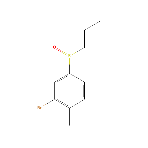 2-bromo-1-methyl-4-propylsulfinylbenzene (CAS: 1240288-63-4) - Related Chemical Product