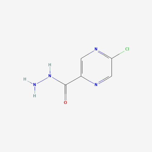 5-chloropyrazine-2-carbohydrazide (CAS: 848952-83-0) - Chemical Structure and Molecular Formula 