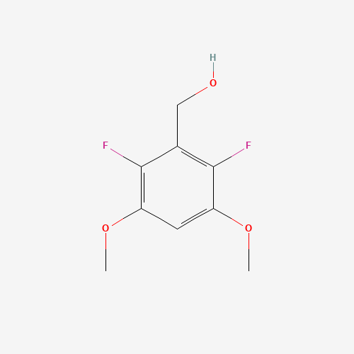 (2,6-difluoro-3,5-dimethoxyphenyl)methanol (CAS: 1208434-90-5) - Chemical Structure and Molecular Formula 
