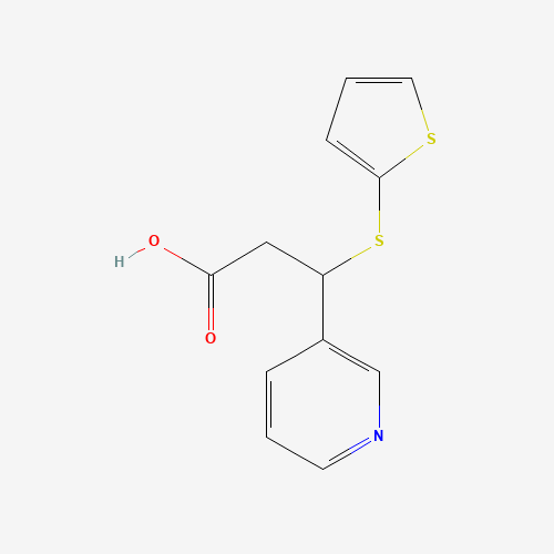 3-pyridin-3-yl-3-thiophen-2-ylsulfanylpropanoic acid (CAS: 111190-22-8) - Related Chemical Product