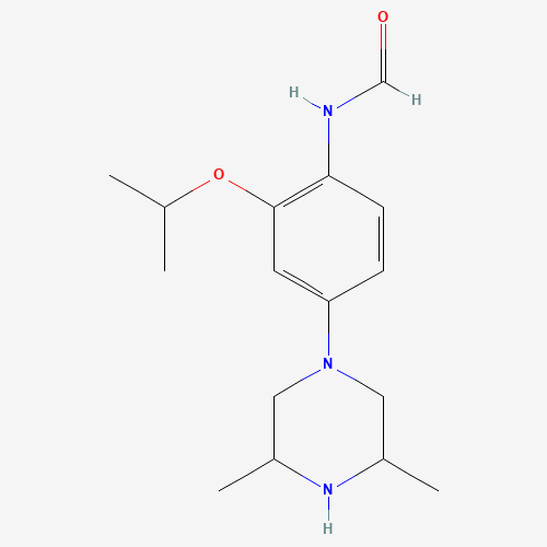 N-[4-(3,5-dimethylpiperazin-1-yl)-2-propan-2-yloxyphenyl]formamide (CAS: 1462951-72-9) - Related Chemical Product