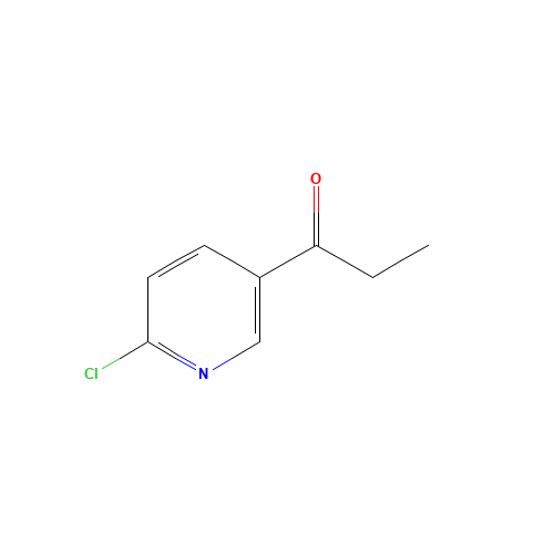 1-(6-chloropyridin-3-yl)propan-1-one (CAS: 872088-03-4) - Chemical Structure and Molecular Formula 