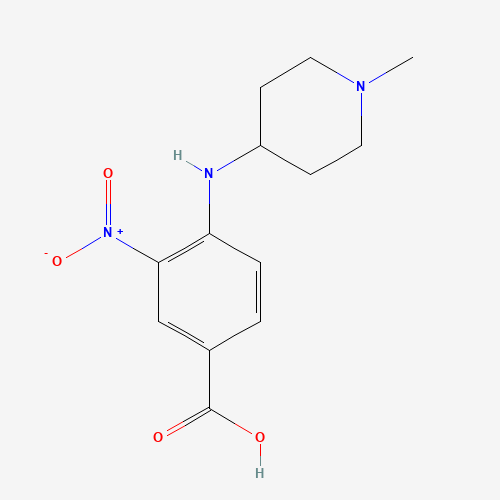 4-[(1-methylpiperidin-4-yl)amino]-3-nitrobenzoic acid (CAS: 1096849-67-0) - Related Chemical Product