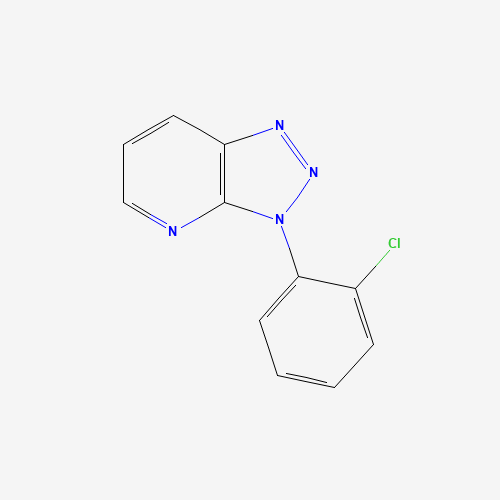 3-(2-chlorophenyl)triazolo[4,5-b]pyridine (CAS: 62052-09-9) - Chemical Structure and Molecular Formula 