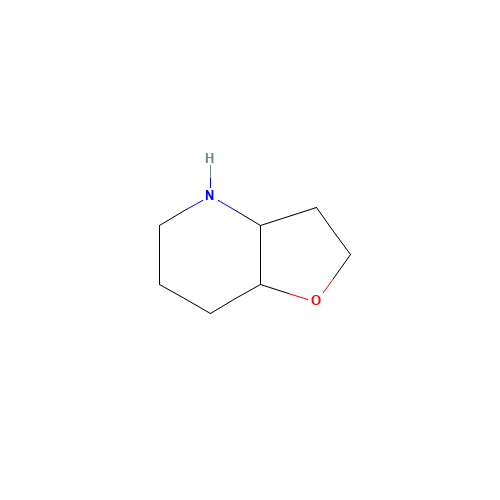2,3,3a,4,5,6,7,7a-octahydrofuro[3,2-b]pyridine (CAS: 1214875-19-0) - Chemical Structure and Molecular Formula 