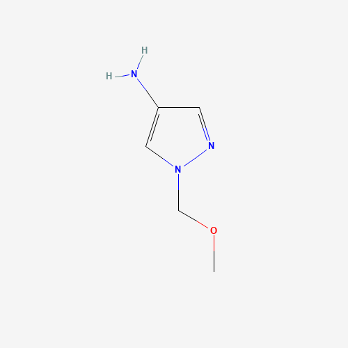 1-(methoxymethyl)pyrazol-4-amine (CAS: 1001500-80-6) - Chemical Structure and Molecular Formula 