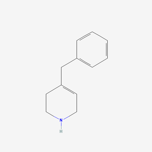 4-benzyl-1,2,3,6-tetrahydropyridine (CAS: 34361-23-4) - Chemical Structure and Molecular Formula 