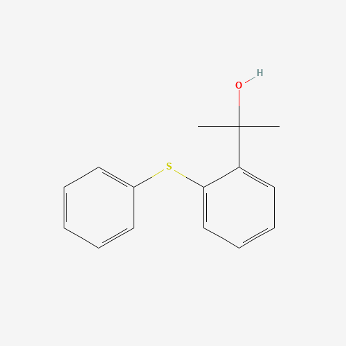 2-(2-phenylsulfanylphenyl)propan-2-ol (CAS: 57302-39-3) - Related Chemical Product