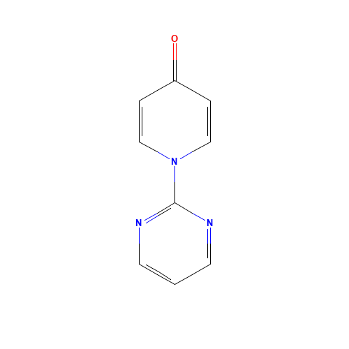 1-pyrimidin-2-ylpyridin-4-one (CAS: 29049-26-1) - Chemical Structure and Molecular Formula 