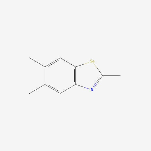 2,5,6-trimethyl-1,3-benzoselenazole (CAS: 2946-20-5) - Chemical Structure and Molecular Formula 