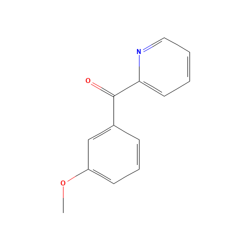 (3-methoxyphenyl)-pyridin-2-ylmethanone (CAS: 55030-49-4) - Chemical Structure and Molecular Formula 