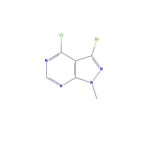 3-bromo-4-chloro-1-methylpyrazolo[3,4-d]pyrimidine (CAS: 1240526-73-1) - Related Chemical Product