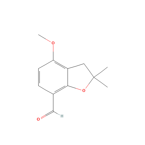 4-methoxy-2,2-dimethyl-3H-1-benzofuran-7-carbaldehyde (CAS: 503058-06-8) - Related Chemical Product
