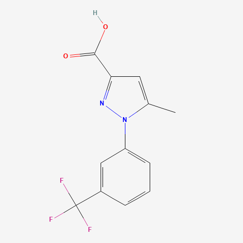 5-methyl-1-[3-(trifluoromethyl)phenyl]pyrazole-3-carboxylic acid (CAS: 126067-60-5) - Related Chemical Product