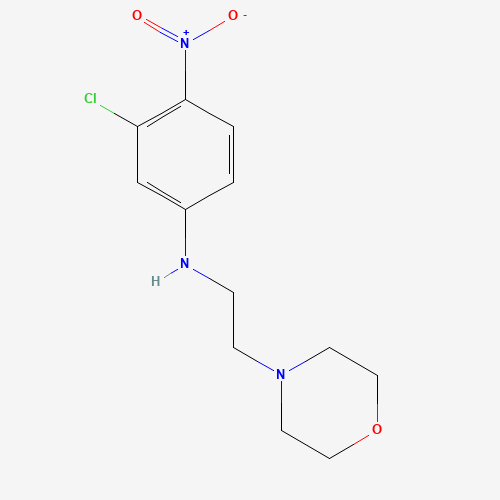 3-chloro-N-(2-morpholin-4-ylethyl)-4-nitroaniline (CAS: 1542259-10-8) - Related Chemical Product