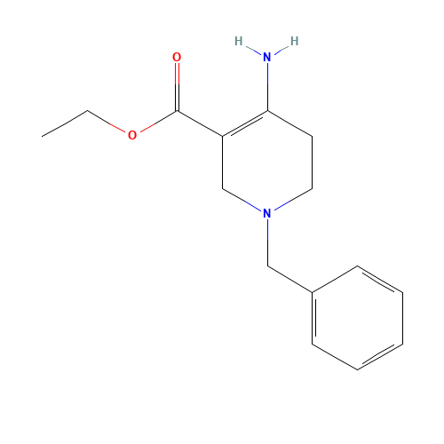 ethyl 4-amino-1-benzyl-3,6-dihydro-2H-pyridine-5-carboxylate (CAS: 70336-83-3) - Related Chemical Product