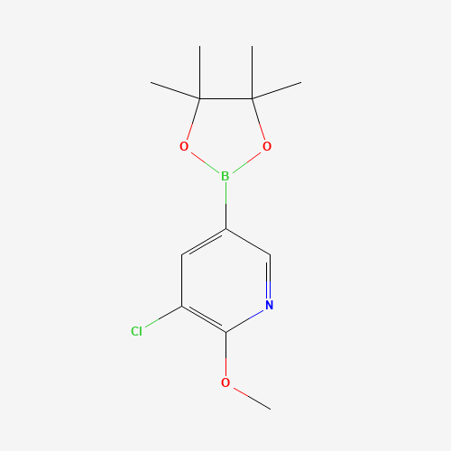3-chloro-2-methoxy-5-(4,4,5,5-tetramethyl-1,3,2-dioxaborolan-2-yl)pyridine (CAS: 1083168-91-5) - Related Chemical Product