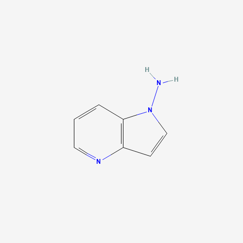 pyrrolo[3,2-b]pyridin-1-amine (CAS: 1068975-44-9) - Chemical Structure and Molecular Formula 