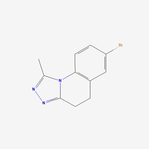 7-bromo-1-methyl-4,5-dihydro-[1,2,4]triazolo[4,3-a]quinoline (CAS: 1404367-23-2) - Chemical Structure and Molecular Formula 