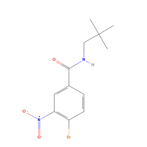 4-bromo-N-(2,2-dimethylpropyl)-3-nitrobenzamide (CAS: 776315-28-7) - Related Chemical Product
