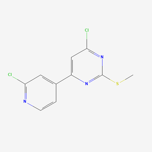 4-chloro-6-(2-chloropyridin-4-yl)-2-methylsulfanylpyrimidine (CAS: 861417-49-4) - Related Chemical Product