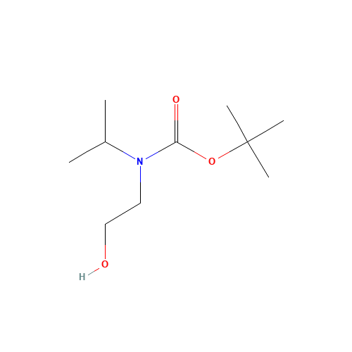 tert-butyl N-(2-hydroxyethyl)-N-propan-2-ylcarbamate (CAS: 610309-73-4) - Chemical Structure and Molecular Formula 