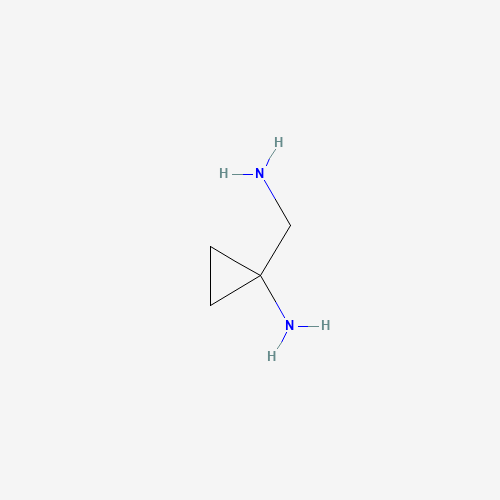 1-(aminomethyl)cyclopropan-1-amine (CAS: 143842-25-5) - Chemical Structure and Molecular Formula 