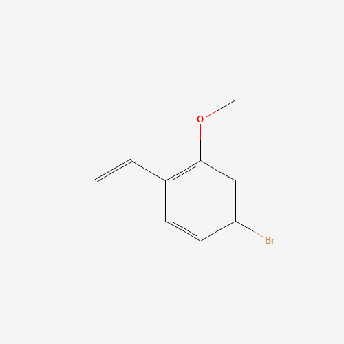 4-bromo-1-ethenyl-2-methoxybenzene (CAS: 1289626-21-6) - Chemical Structure and Molecular Formula 