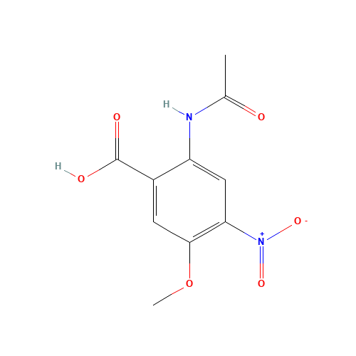 2-acetamido-5-methoxy-4-nitrobenzoic acid (CAS: 196194-98-6) - Related Chemical Product