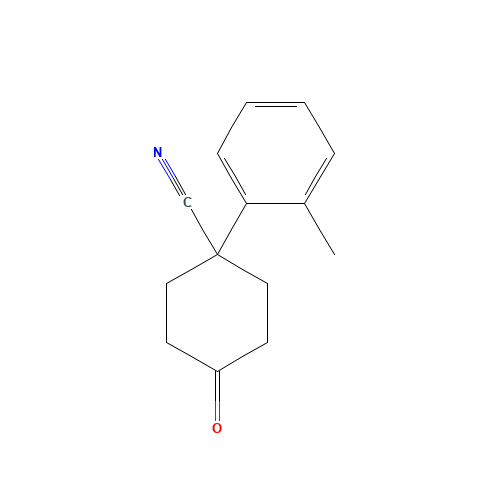 1-(2-methylphenyl)-4-oxocyclohexane-1-carbonitrile (CAS: 65619-09-2) - Related Chemical Product