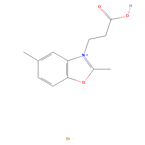 3-(2,5-dimethyl-1,3-benzoxazol-3-ium-3-yl)propanoic acid;bromide (CAS: 32353-63-2) - Related Chemical Product