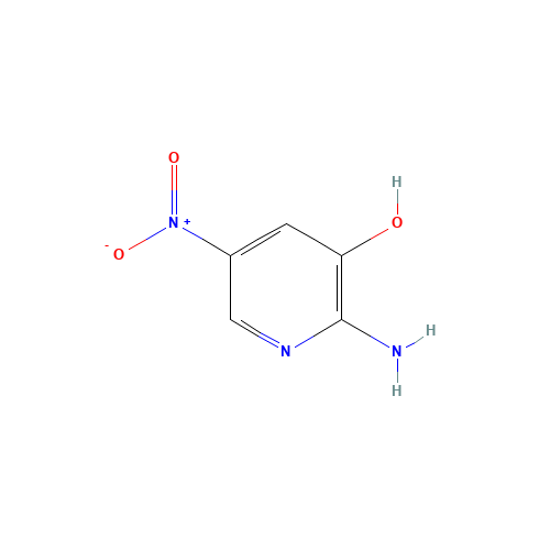 2-amino-5-nitropyridin-3-ol (CAS: 908248-27-1) - Chemical Structure and Molecular Formula 