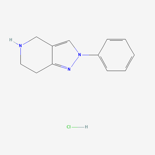 2-phenyl-4,5,6,7-tetrahydropyrazolo[4,3-c]pyridine;hydrochloride (CAS: 1171476-07-5) - Related Chemical Product