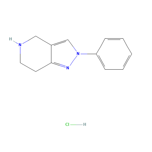 2-phenyl-4,5,6,7-tetrahydropyrazolo[4,3-c]pyridine;hydrochloride (CAS: 1171476-07-5) - Related Chemical Product