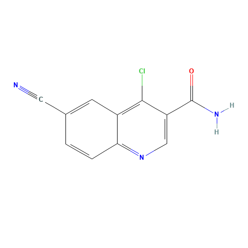 4-chloro-6-cyanoquinoline-3-carboxamide (CAS: 1131604-95-9) - Related Chemical Product