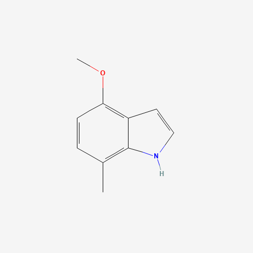 4-methoxy-7-methyl-1H-indole (CAS: 203003-67-2) - Chemical Structure and Molecular Formula 