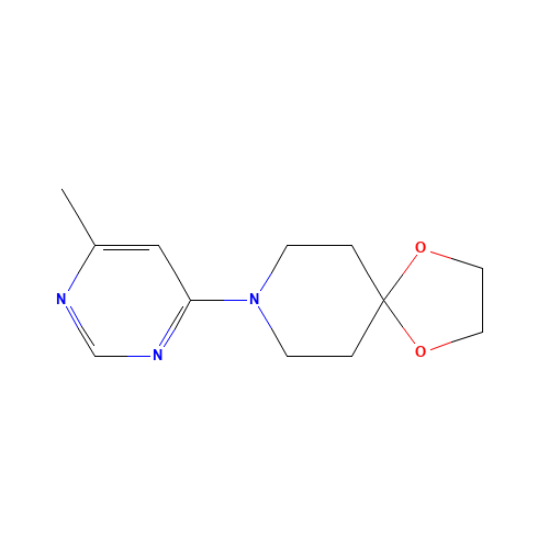8-(6-methylpyrimidin-4-yl)-1,4-dioxa-8-azaspiro[4.5]decane (CAS: 1329672-73-2) - Related Chemical Product